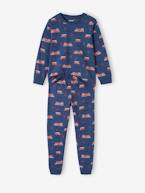 Lote pijama + pijama-calção, bombeiros, para menino azul-oceano 