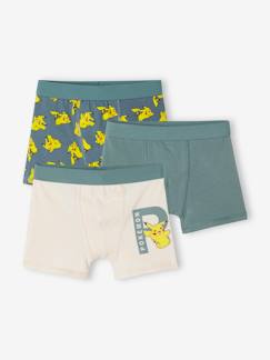 Lote de 3 boxers Pokémon®, para criança