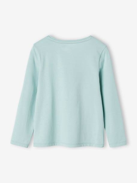 Lote de 3 camisolas  de mangas compridas, para menina antracite+azul-acinzentado+marinho+rosa-velho+verde amêndoa 