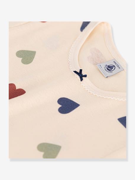 Camisa de dormir para criança, da PETIT BATEAU bege estampado 