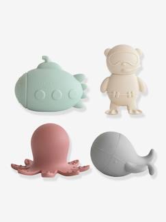 Brinquedos-Primeira idade-Primeiras manipulações-Conjunto de 4 brinquedos para o banho, Sealife - MUSHIE