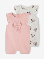 Lote de 2 bodies Disney® Minnie, para bebé rosa 