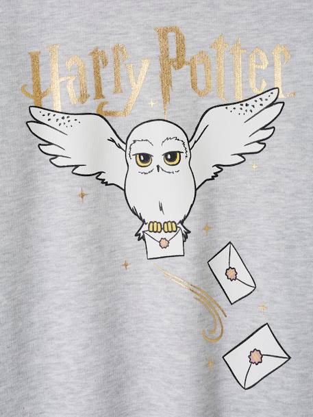 Vestido Harry Potter® estilo sweat cinza mesclado 
