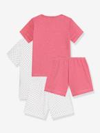 Lote de 2 pijamas para criança, da PETIT BATEAU riscas vermelho 