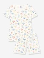 Pijama para criança, da PETIT BATEAU branco estampado 