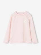 Camisola de banho anti-UV, para menina estampado rosa 