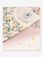 Lote de 3 t-shirts de mangas curtas, da PETIT BATEAU rosa-velho 