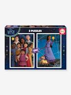 2x100 Puzzles Disney Wish - EDUCA BORRAS violeta 