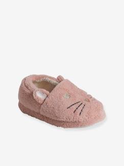 Calçado-Calçado menina (23-38)-Pantufas estilo pelinho, gato, para criança