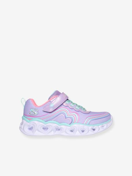 Sapatilhas luminosas Heart Lights - Retro Hearts 302689L - LVMT SKECHERS®, para criança violeta 