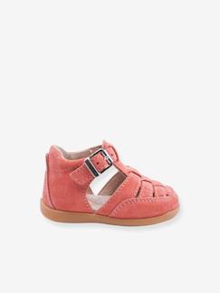 Calçado-Calçado bebé (17-26)-Bebé caminha menina (19-26)-Sabrinas, sapatos-Botinhas em pele, 4016B093 da Babybotte®, para bebé