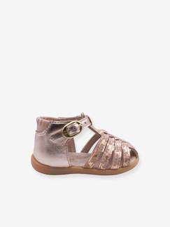 Calçado-Calçado bebé (17-26)-Bebé caminha menina (19-26)-Sabrinas, sapatos-Sandálias em pele, 4012B071 da Babybotte®, para bebé