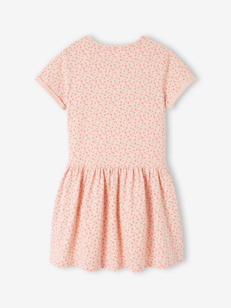 Vestido estampado, para menina branco estampado+cru+riscas azuis+rosa+rosa-pálido+VERDE ESCURO ESTAMPADO+verde-esmeralda 