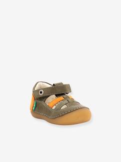 Calçado-Calçado bebé (17-26)-Bebé caminha menina (19-26)-Sabrinas, sapatos-Sandálias em pele para bebé, Sushy 927890-10-201 da KICKERS®