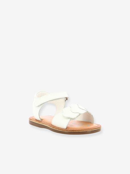 Sandálias em pele para bebé, Dyastar 858582-10-3 da KICKERS® branco 