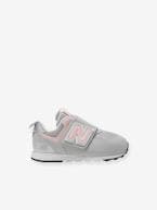 Sapatilhas com barras autoaderentes NW574PK NEW BALANCE®, para bebé cinzento-rato 