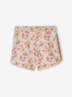 Calções de desporto, em moletão, para menina coral+marinho+multicolor+verde-água 