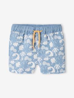 Bebé 0-36 meses-Fatos de banho, acessórios de praia-Calções de banho estampados, para bebé menino