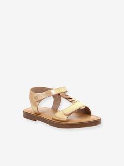 Calçado-Calçado menina (23-38)-Sandálias em pele Preziosa 959992-30-133 da KICKERS®, para criança