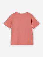 T-shirt, para menino coral+cru+verde-água 