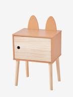 Mesa de cabeceira raposa, em madeira ruivo 