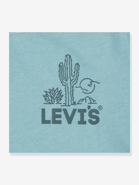 T-shirt gráfica, para criança, da Levi's® verde amêndoa 