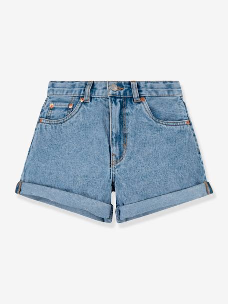 Calções mom em ganga, da Levi's® azul-ganga 