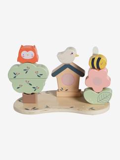 Brinquedos-Tabuleiro com formas para empilhar, em madeira FSC®, Giverny
