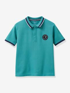 Menino 2-14 anos-T-shirts, polos-T-shirts-Polo da Cyrillus, em algodão biológico, para menino