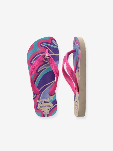 HAVAIANAS® Fantasy, para criança azul estampado 