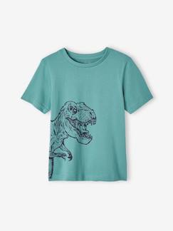 Menino 2-14 anos-T-shirts, polos-T-shirt de mangas curtas com mensagem, para menino