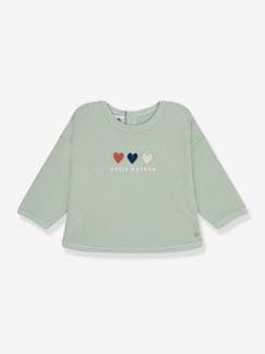 Bebé 0-36 meses-Sweat corações, para criança, da PETIT BATEAU