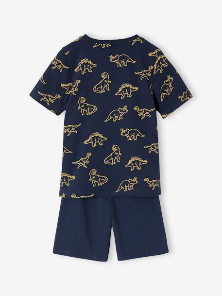 Lote de 2 pijamas dinossauro, para menino marinho 