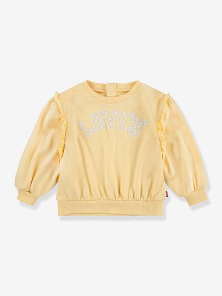 Sweat com folhos, para criança, da Levi's® amarelo-pálido 