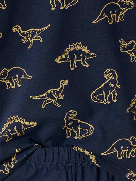 Lote de 2 pijamas dinossauro, para menino marinho 