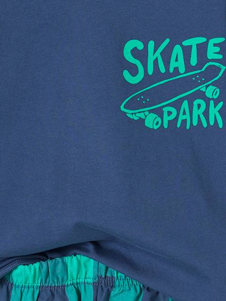 Pijama skate, para menino azul-oceano 