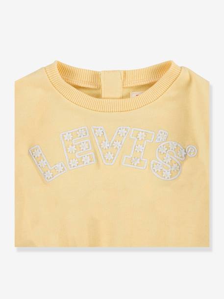 Sweat com folhos, para criança, da Levi's® amarelo-pálido 