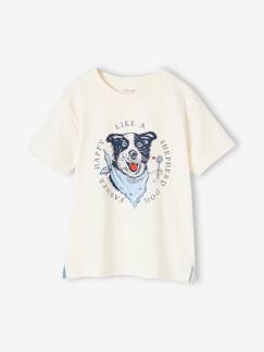 Menino 2-14 anos-T-shirts, polos-T-shirts-Camisola com cão, para menino
