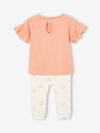 Conjunto de bebé t-shirt + leggings, Marie dos Aristogatos da Disney® alperce 
