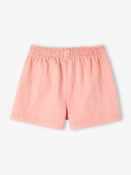 Calções coloridos, fáceis de vestir, para menina amarelo-pastel+marinho+rosa-blush 