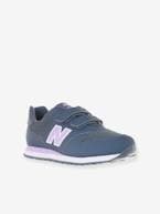 Sapatilhas com barras autoaderentes GV500CIL NEW BALANCE®, para criança azul-índigo 