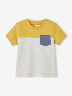 Bebé 0-36 meses-T-shirts-T-shirts-T-shirt colorblock de mangas curtas, para bebé