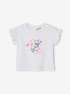 Toda a Seleção-Bebé 0-36 meses-T-shirts-T-shirt Tucano, com folho nas mangas, para bebé