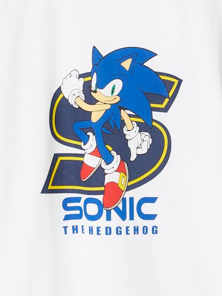 T-shirt Sonic® the Hedgehog, para criança branco 