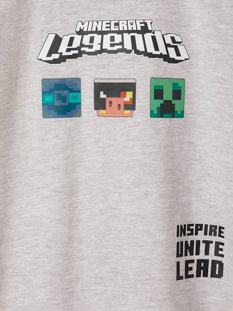 T-shirt Minecraft® Legends, para menino cinza mesclado 