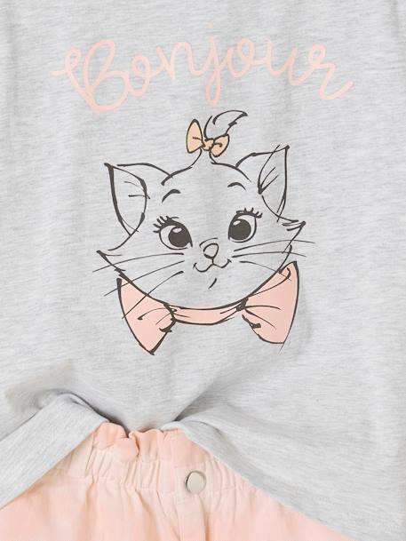 Conjunto de bebé t-shirt + calções, Marie dos Aristogatos da Disney® rosa-pálido 