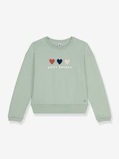 -Sweat com corações, para criança, da PETIT BATEAU