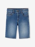 Bermudas em ganga Basics, para menino double stone+stone 