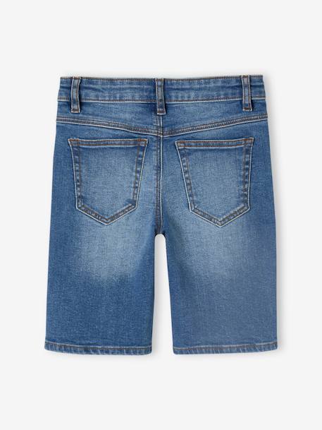 Bermudas em ganga Basics, para menino double stone+stone 