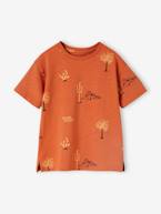 T-shirt deserto, para menino alperce 